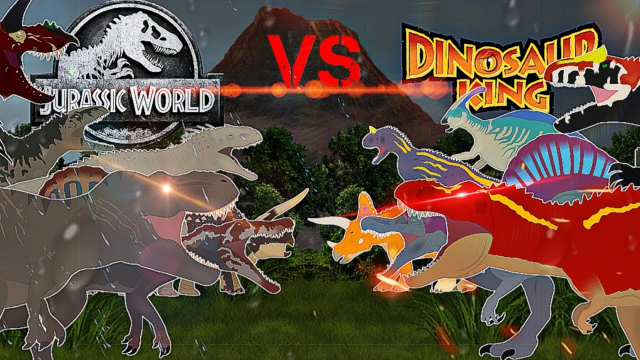 Jurassic World Vs Dinosaur King Youtube
