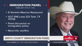 Smith County Sheriff hosts 'immigration panel' to discuss law enforcement position on Trump policies