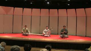 Traditional Japanese Music  箏と三絃と尺八 日本の響き  地唄〚楫枕 〛 Jiuta” Kajimakura”