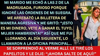 A LAS 2 DE LA MADRUGADA, MI MARIDO ME ECHÓ, FURIOSO PORQUE IGNORÉ LAS ÓRDENES DE MI SUEGRA, Y LUEGO