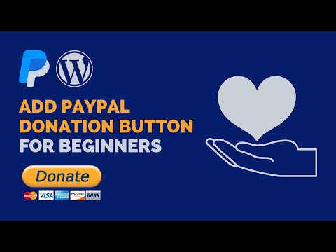 How To ADD PAYPAL DONATION BUTTON To WordPress For Free? For Beginners ...