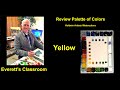 Everett’s Watercolors Palette of Colors -Yellow