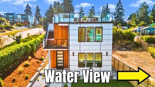 North Tacoma, WA | Stunning New Construction Home Tour with Views of Puget Sound