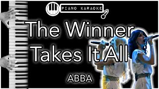The Winner Takes It All - ABBA - Piano Karaoke Instrumental