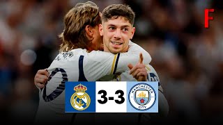 Real Madrid vs Manchester City 3-3 All Goals & Extended Highlights