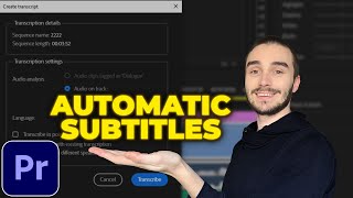 How to Create Subtitles in Premiere Pro | Auto Subtitles Tutorial