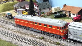 DF4B on the CB\u0026O Layout @ Omaha Burke train show