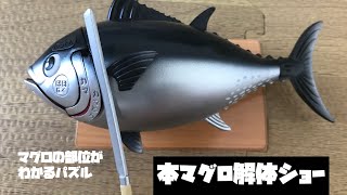 おもしろパズル‼︎本マグロ解体ショー！マグロの部位がわかるパズル