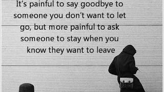 ''It's Hard To Say Goodbye" - Michael Ortega