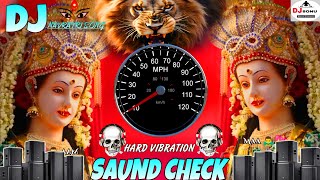 Navratri Saund Check | Hard Vibration Dj Navratri Song Dj Remix | Speaker Check Hard Bass 2025 Mix