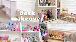 ◤ desk makeover ◢ Update around the desk of otaku + ̊📚⊹ Display / IKEA・SHEIN / Manga / Figure / vlog