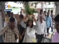 mahankali bonalu collector devasena offers bonam at jangaon