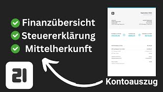 Tutorial - 21bitcoin Kontoauszug für Steuererklärung oder Mittelnachweis