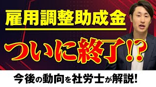 【雇用調整助成金】本格的に縮小開始！今後はどうなっていく？