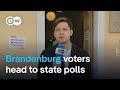 Social Democrats and far-right AfD neck-and-neck in Brandenburg polls | DW News