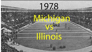 1978 Illinois @ Michigan; Color Film; College Football