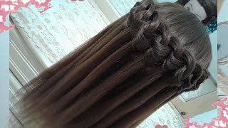 peinados recogidos faciles para cabello largo bonitos y rapidos con trenzas para chica en fiestas58