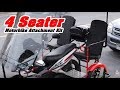 4 Seater 4 Wheel Motorbike by SEREE รถมอเตอร์ไซค์ 4 ล้อ 4 ที่นั่ง รถผู้สูงอายุ อเนกประสงค์และปลอดภัย