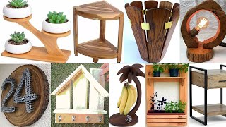 Elevate Your Space with these STYLISH mini wood furniture and mini wood Decor Ideas