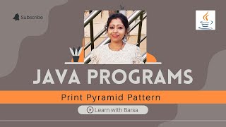 Patterns Programming | How to print Pyramid Pattern using java | Java Programs | Easy coding
