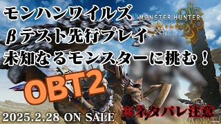 【モンスターハンターワイルズβ版】OBT2やっていきます！【双剣縛り】