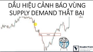 Học Price Action | Dấu hiệu cảnh báo vùng Supply Demand thất bại