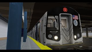 OpenBve Run RP: R160 V Train to Forest Hills