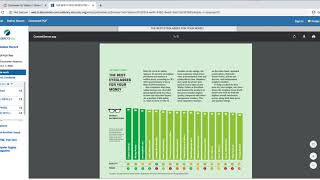Consumer Reports Online Magazine Tutorial
