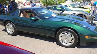 1994 METALLIC POLO GREEN CHEVROLET CORVETTE COUPE LT1 ENGINE