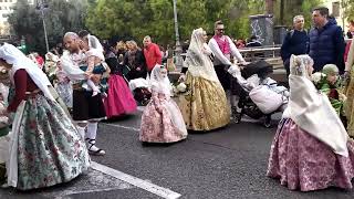 Fallas Valencia. Ofrenda Flores. Marzo 2023