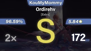 KouMyMommy | Feryquitous - Ordirehv [Extra] +NM (5.84⭐) 96.59% 2xSB | 172pp