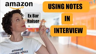 How To Answer Amazon Interview Questions Using Notes So Your Interviewer Won't Mind