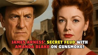 James Arness’ Secret Feud with Amanda Blake on Gunsmoke!