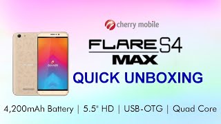 Cherry Mobile Flare S4 Max Quick Unboxing