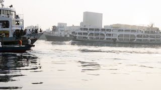 চলতি পথে দেখা দুই রুটের দুই প্রবীণ আল বোরাক এবং শরিয়তপুর-১  | MV Al Borak | MV Shariatpur-1 | লঞ্চ