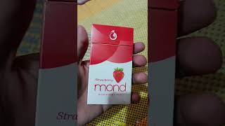 Mond strawberry superslim cigarette from UAE #shorts #mond #cigarette