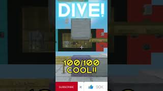 【Minecraft】マイクラ飛び込み(DIVE)選手権 Diving Championship #マインクラフト #マイクラ #Minecraft #Shorts