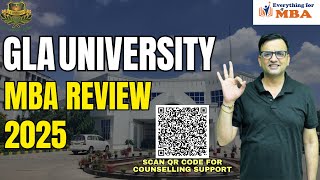 GLA UNIVERSITY MATHURA | MBA REVIEW 2025 | PLACEMENTS | FEES | ELIGIBILITY | ADMISSION