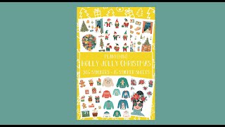 HOLLY JOLLY CHRISTMAS - STICKER BOOK - FLIP THROUGH - PLANYTHING