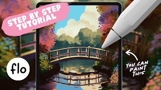 Paint like an IMPRESSIONIST on your iPad - Step by Step Procreate Tutorial