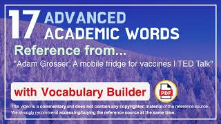 17 Advanced Academic Words Ref from \