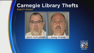 2 Men Plead Guilty To Stealing Rare Books Valued At Millions From Carnegie Library