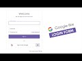 Animated Login Form using only HTML and CSS | Google Like