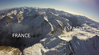 4h de vol en paramoteur - Pyrénées