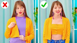 AWESOME CLOTHES AND SHOES HACKS || Funny And Creative Tips For Your Wardrobe by 123 GO!
