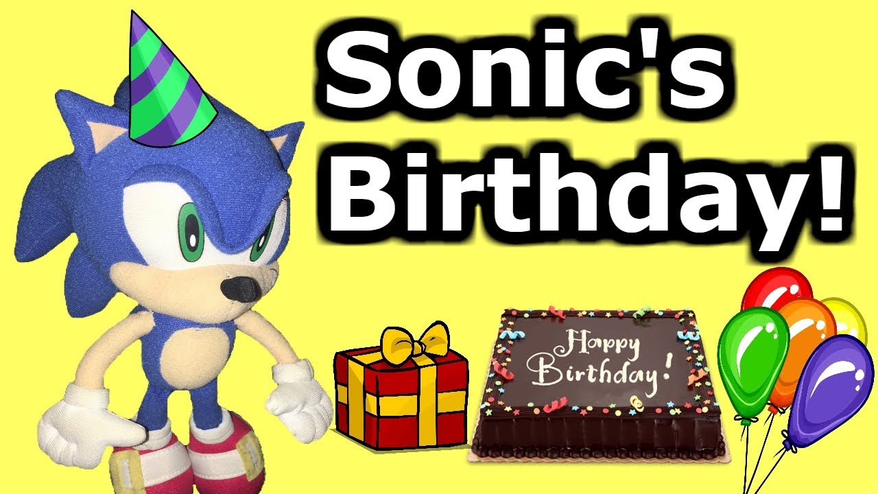 SuperSonicBlake: Sonic's Birthday! - YouTube