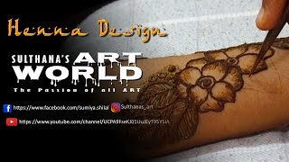 ARABIC HENNA | ARABIC MEHANDI DESIGN | SULTHANA'S ART WORLD