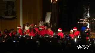 Meyer Levin 2018 Winter Concert Steelband Class - Santa Tell Me - The Advanced Steel Band