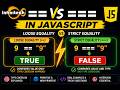 JavaScript Interview Question: == vs === Explained  | Equality vs Strict Equality Operator 🚀