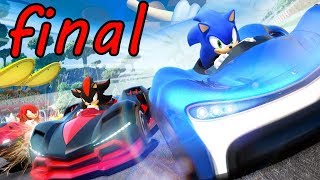 Team Sonic Racing - Walkthrough - Final Part 64 - The Final Showdown 7-6 | Ending HD